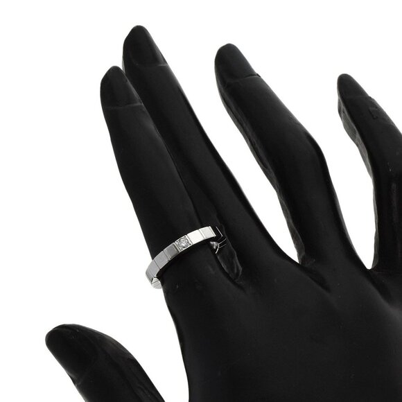 CARTIER 18k White Gold Diamond Lanier Ring - Picture 7 of 10